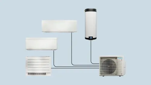 Chauffe-eau Multi + Daikin, hybride clim-chauffage et eau chaude sanitaire Chauffe-eau Multi + Daikin, hybride clim-chauffage et eau chaude sanitaire