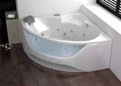 Baignoire balneo d'angle de marque Kinedo Baignoire balnéo d'angle