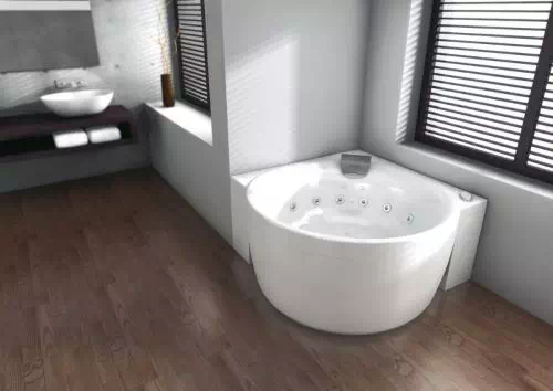 Baignoire balneo ronde tendance de marque Kinedo Baignoire balnéo ronde